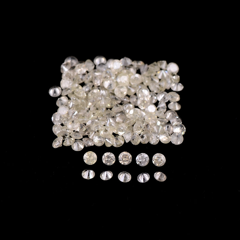 Round White Color Diamond 1.72 Carat