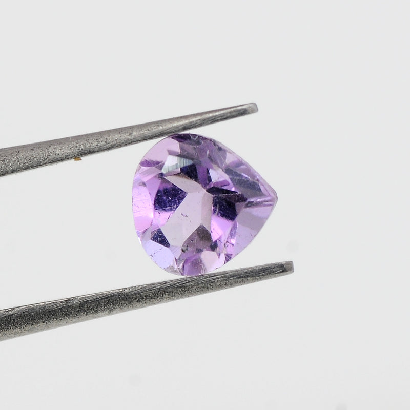 Heart Purple Color Amethyst Gemstone 1.65 Carat