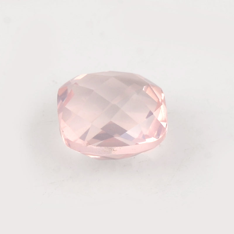 2.40 Carat Pink Color Cushion Rose Quartz Gemstone