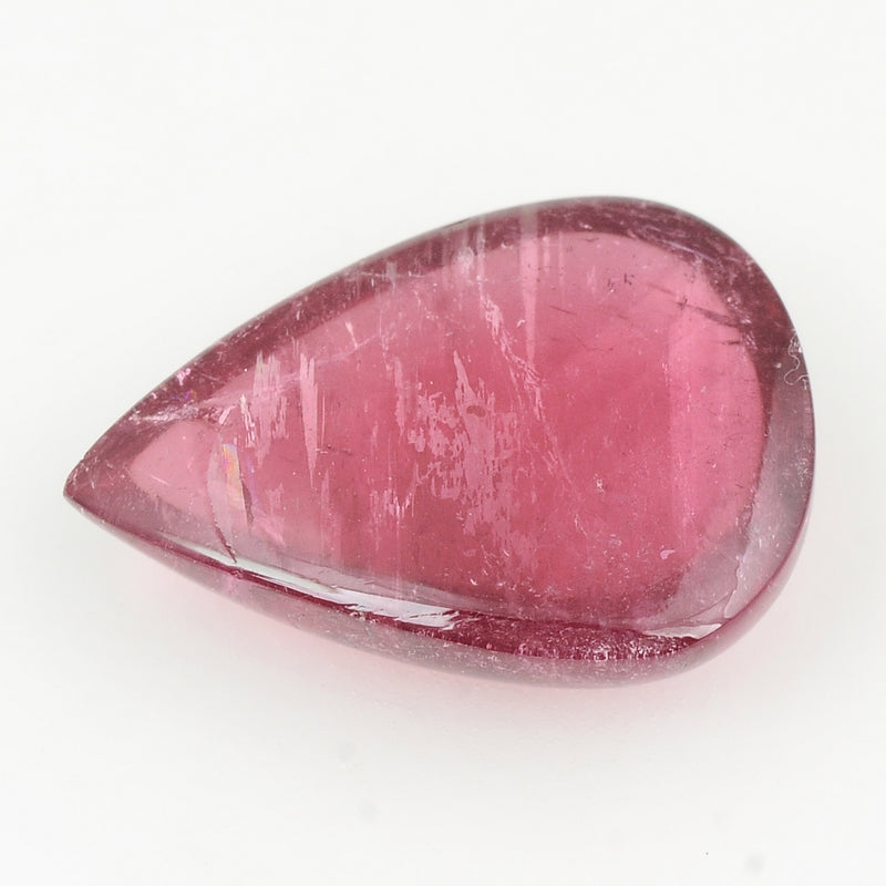1 pcs Tourmaline  - 8.71 ct - Pear - Deep Purplish Pink