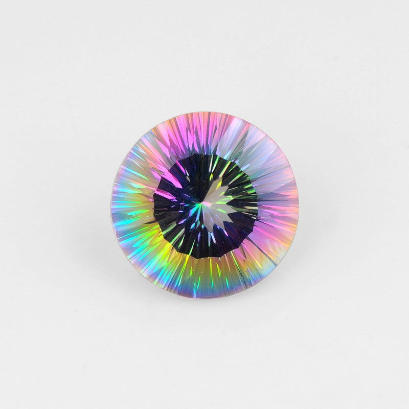 Round Multi Color Mystic Topaz Gemstone 18.19 Carat