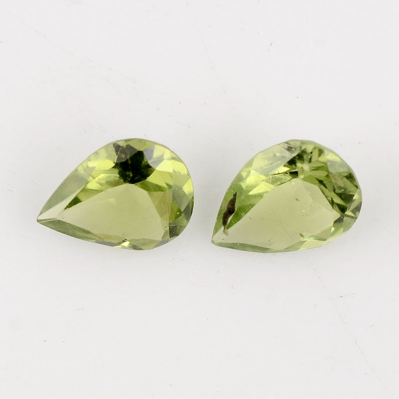 5.60 Carat Green Color Pear Peridot Gemstone