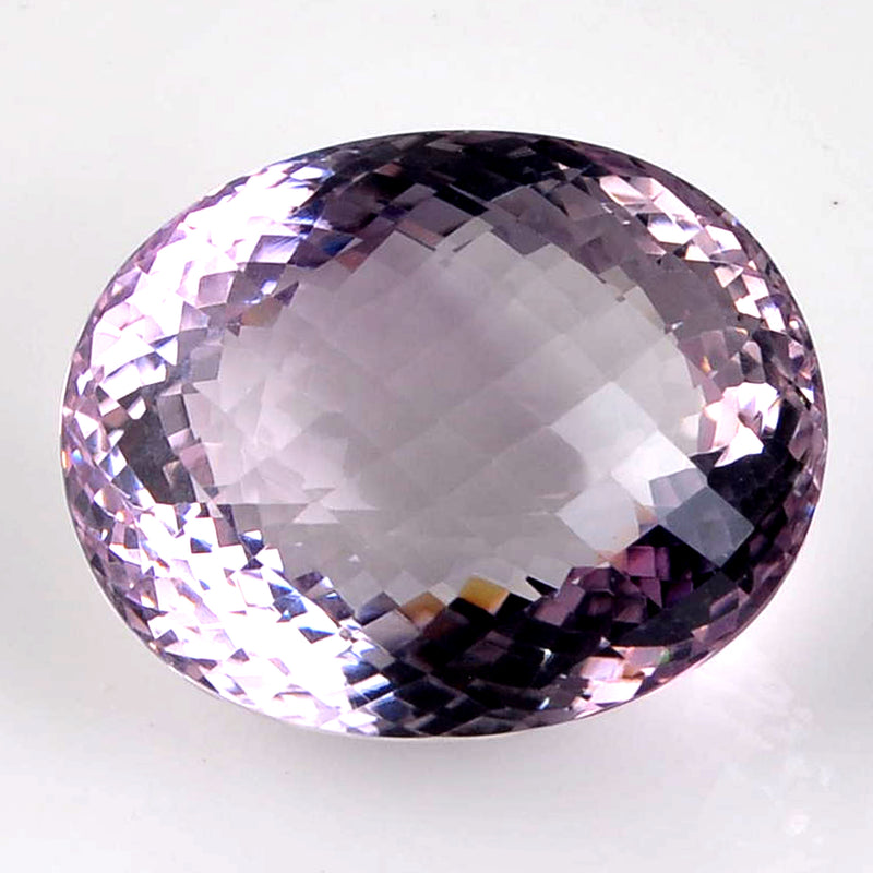 99.94 Carat Oval Light Purple Amethyst Gemstone