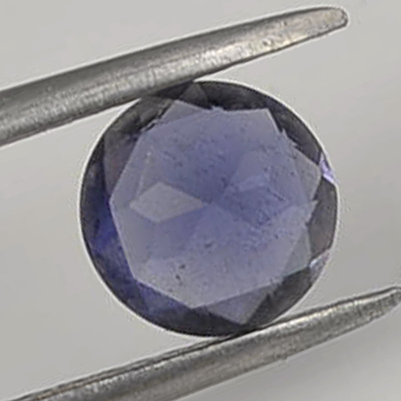 1.52 Carat Blue Color Round Iolite Gemstone