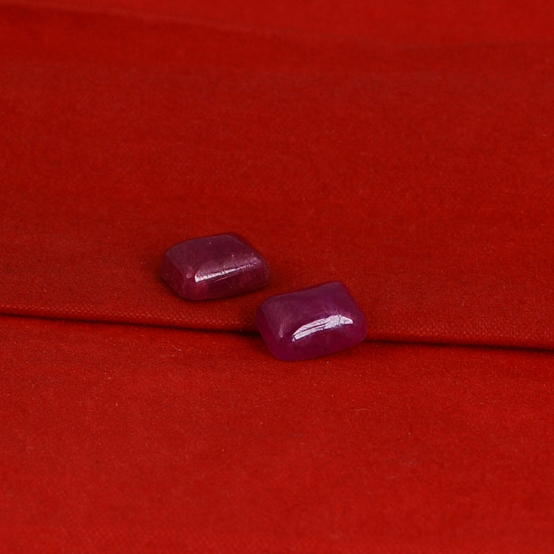 5.65 Carat Red Color Octagon Ruby Gemstone