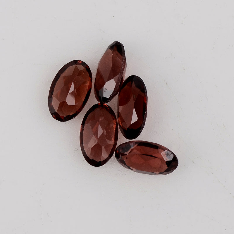 1.36 Carat Red Color Oval Garnet Gemstone