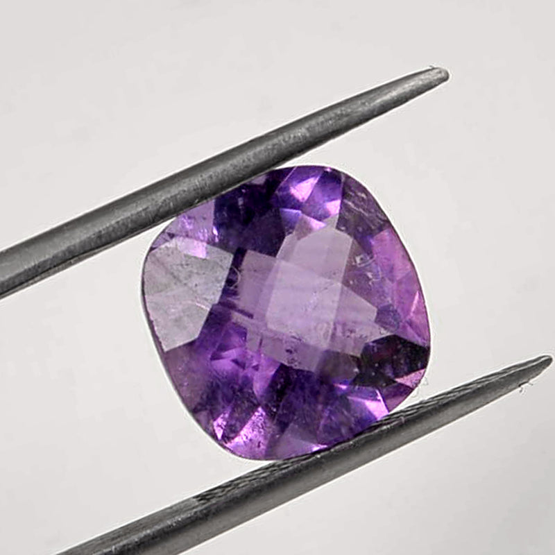 45.17 Carat Purple Color Cushion Amethyst Gemstone