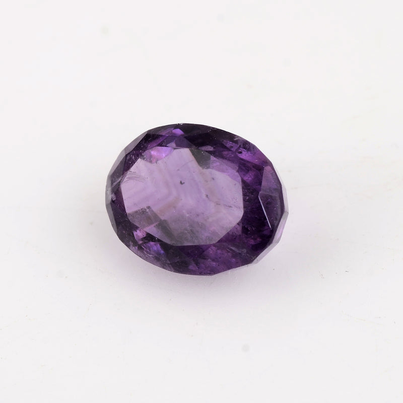 1 pcs Amethyst  - 7.08 ct - Oval - Purple
