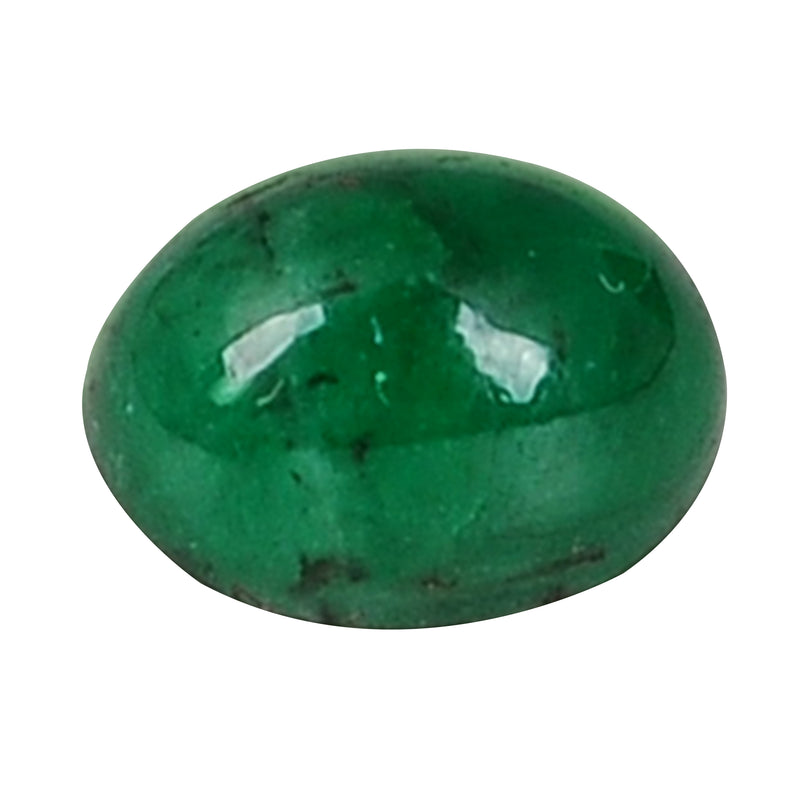 Oval Green Color Emerald Gemstone 0.65 Carat