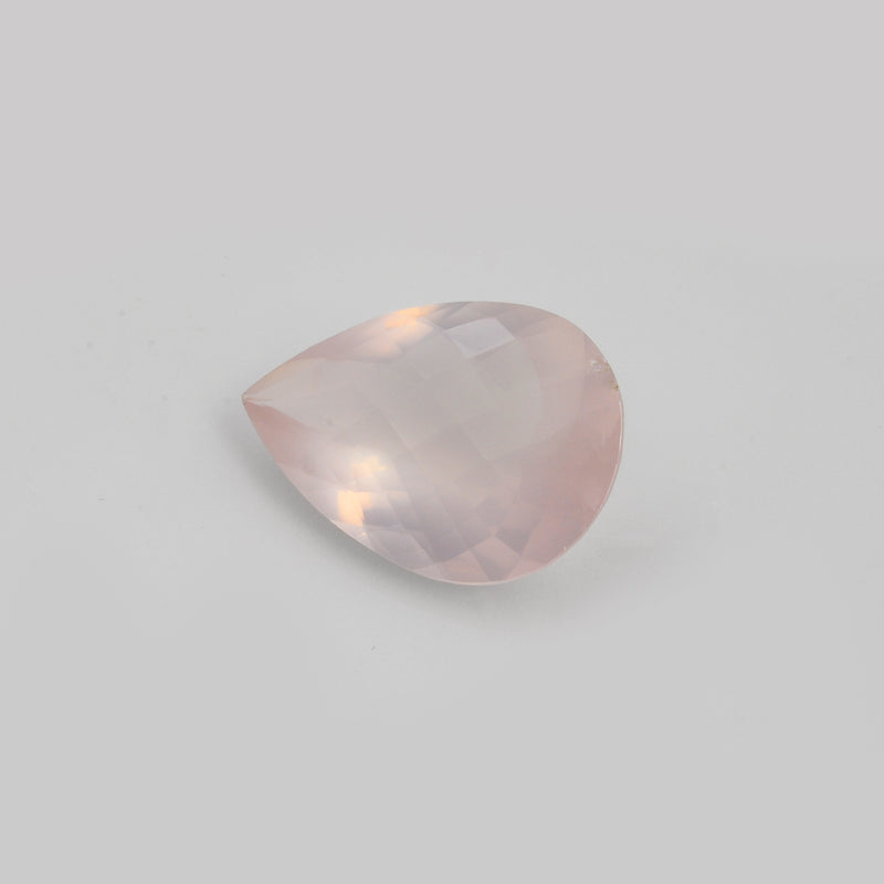 31.50 Carat Pink Color Pear Rose Quartz Gemstone