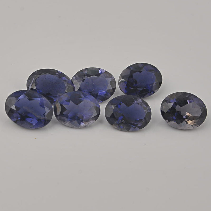 10.90 Carat Blue Color Oval Iolite Gemstone