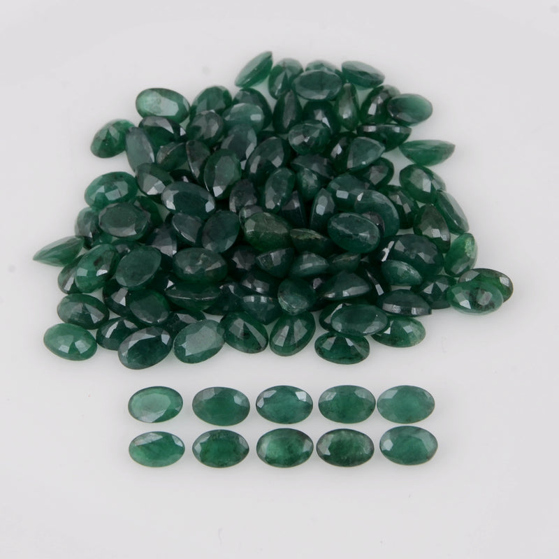 49.55 Carat Oval Green Emerald Gemstone