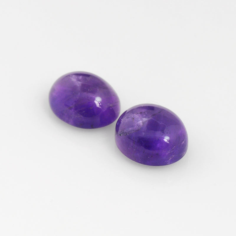 10.50 Carat Purple Color Oval Amethyst Gemstone