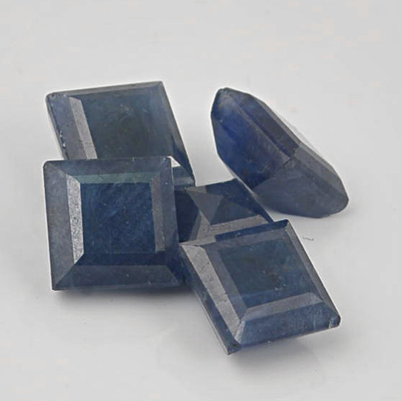 13.35 Carat Blue Color Square Sapphire Gemstone