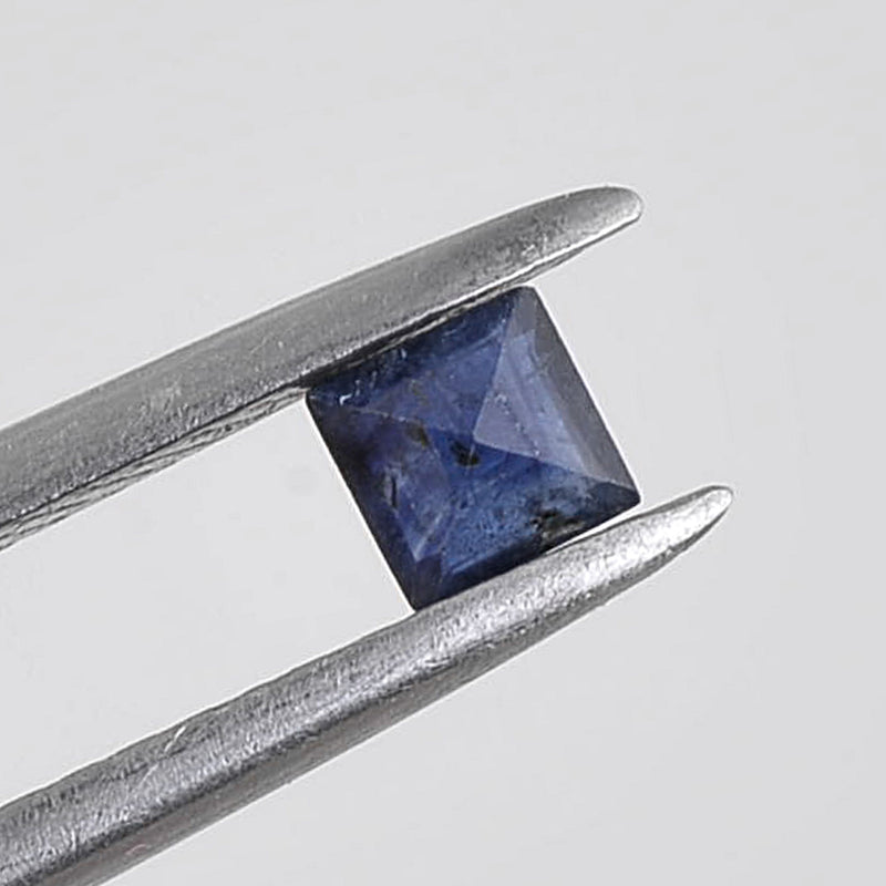 37.00 Carat Blue Color Square Sapphire Gemstone