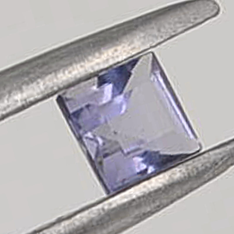 3.87 Carat Blue Color Square Iolite Gemstone