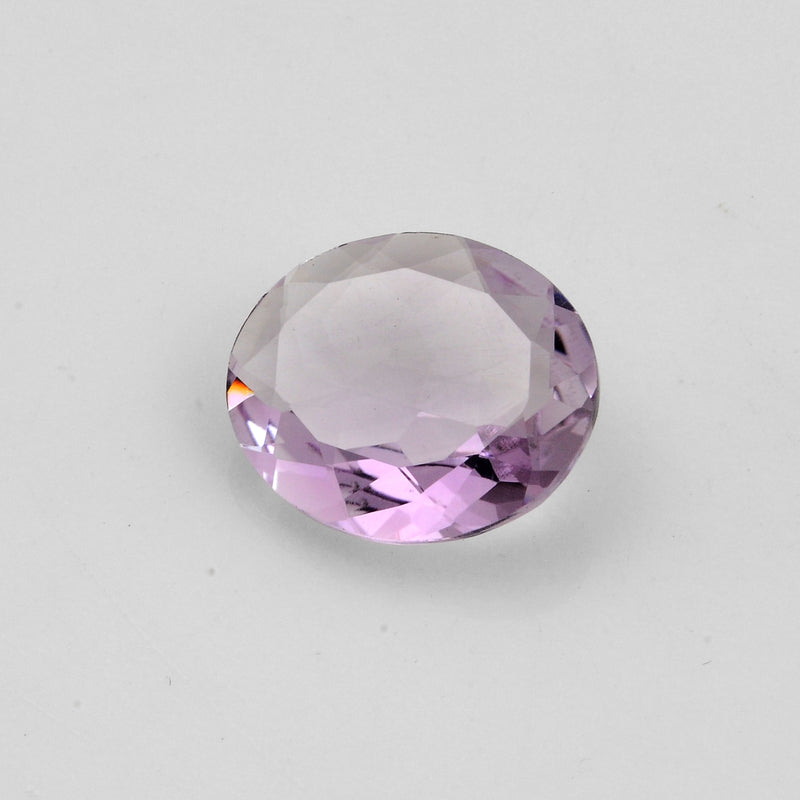 7.61 Carat Pink Color Oval Amethyst Gemstone