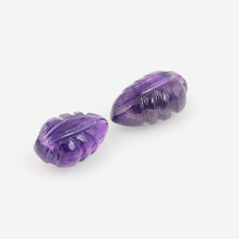 4.7 Carat Purple Color Pear Amethyst Gemstone