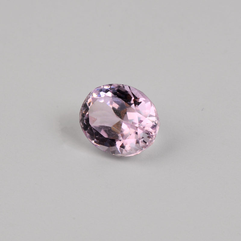 Oval Pink Color Kunzite Gemstone 3.33 Carat