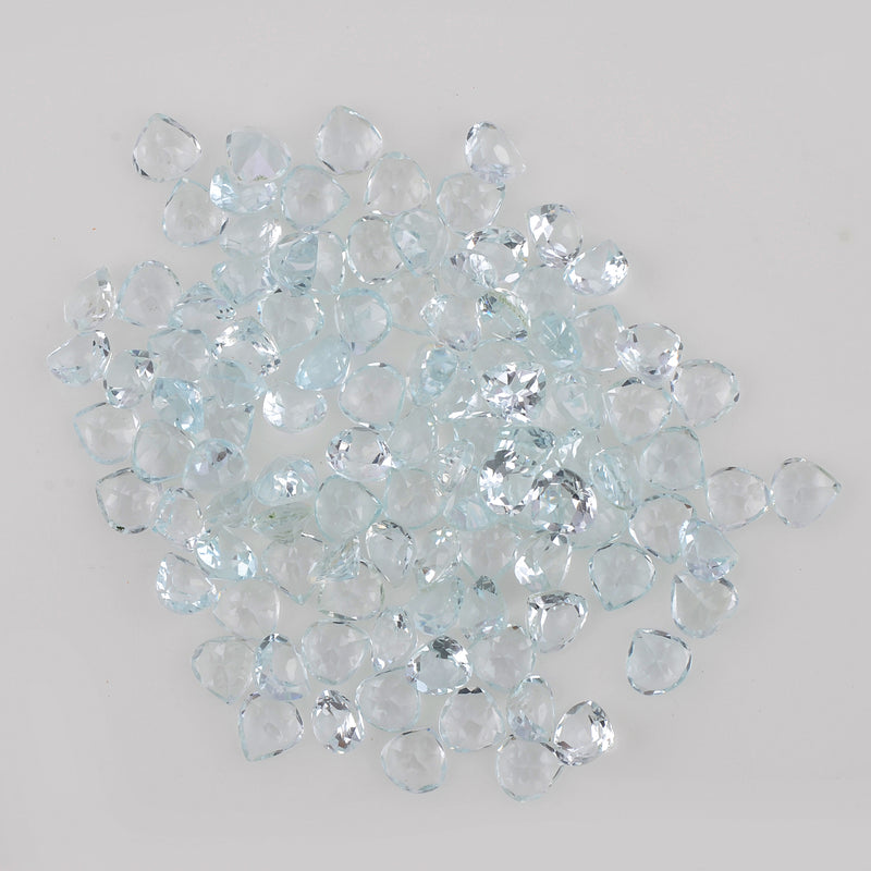 22.55 Carat Heart Blue Aquamarine Gemstone