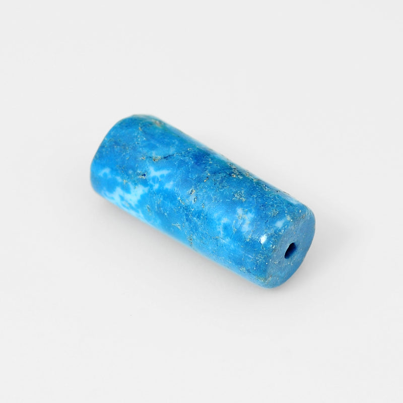 Tube Blue Color Turquoise Gemstone 13.00 Carat