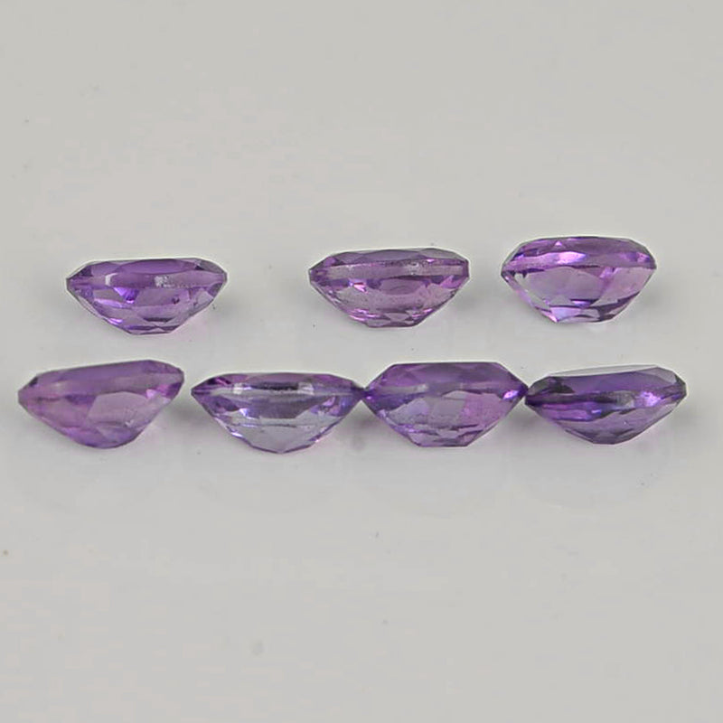 2.2 Carat Purple Color Oval Amethyst Gemstone