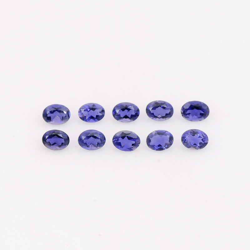 Oval Blue Color Iolite Gemstone 1.48 Carat