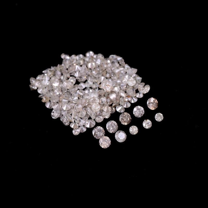 Round White Color Diamond 2.68 Carat