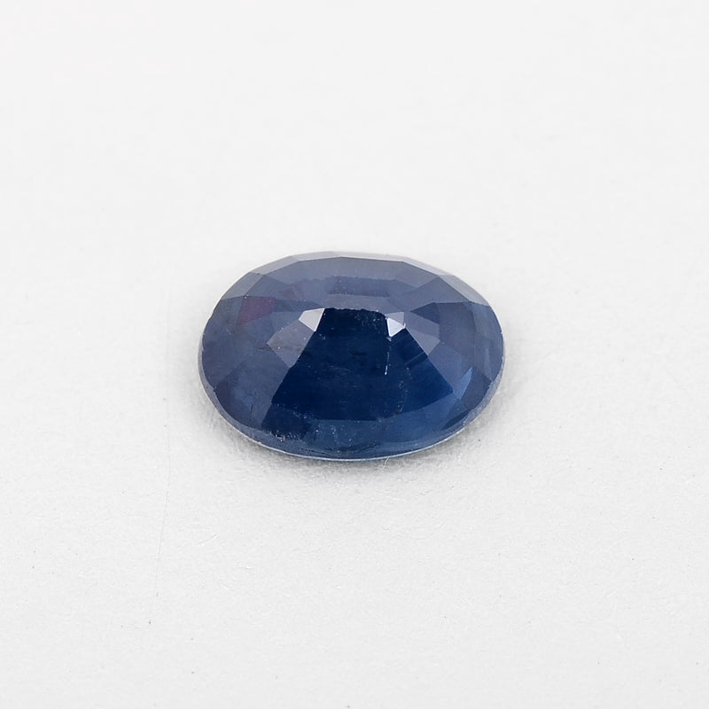 Oval Blue Color Sapphire Gemstone 1.19 Carat