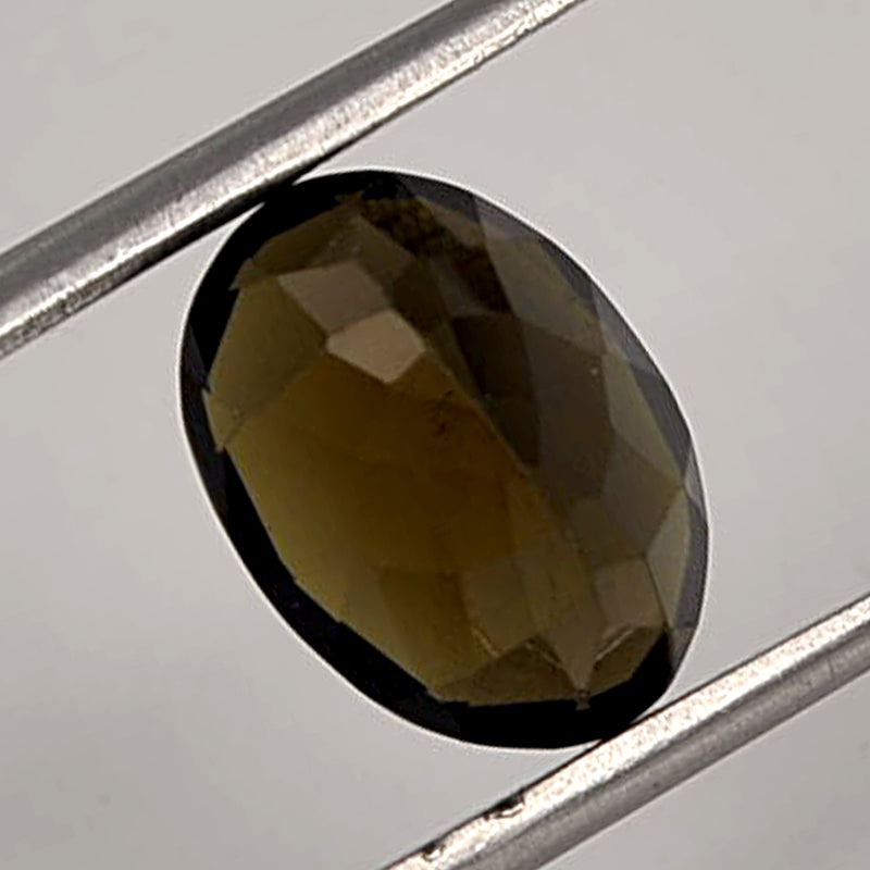 4.67 Carat Brown Color Oval Tourmaline Gemstone