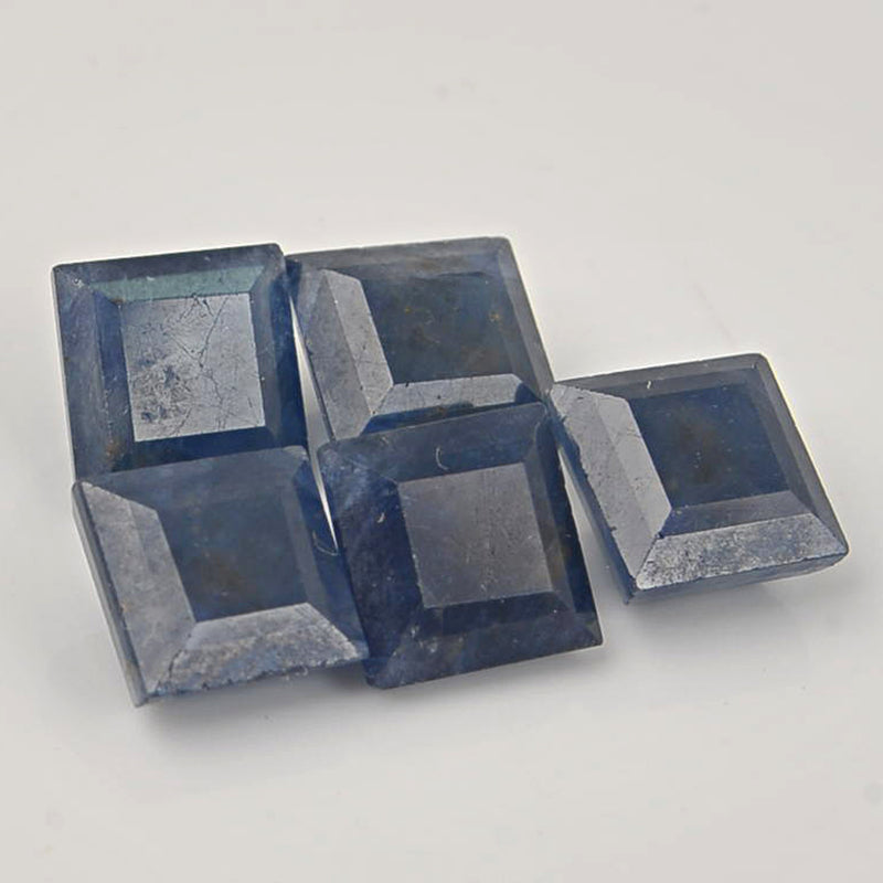 12.60 Carat Blue Color Square Sapphire Gemstone