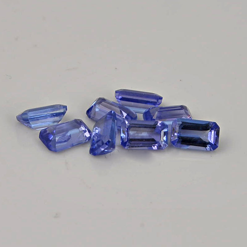 2.74 Carat Blue Color Octagon Tanzanite Gemstone