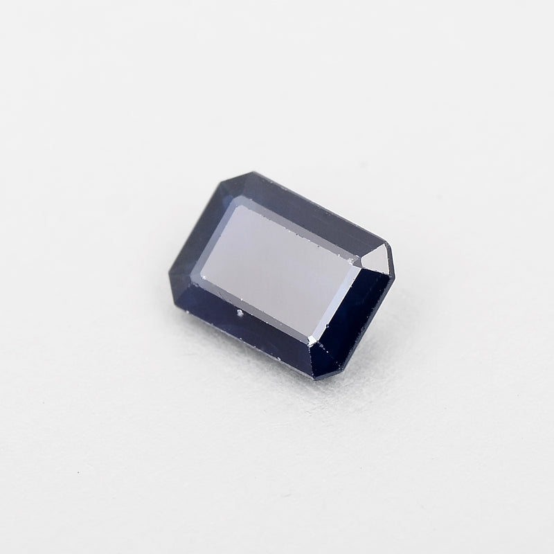 Octagon Blue Color Sapphire Gemstone 1.30 Carat