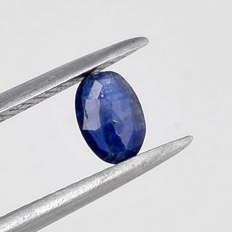 27.65 Carat Blue Color Oval Sapphire Gemstone