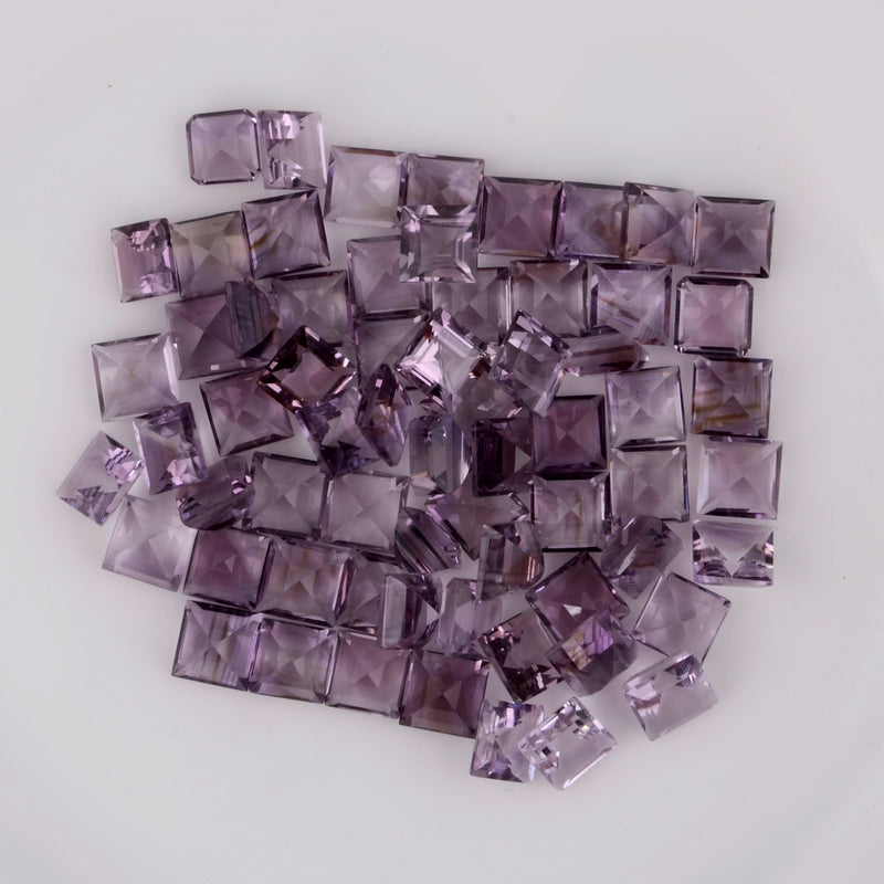 110.5 Carat Square Purple Amethyst Gemstone