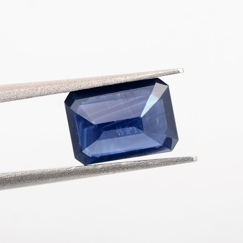 Octagon Blue Color Sapphire Gemstone 1.05 Carat