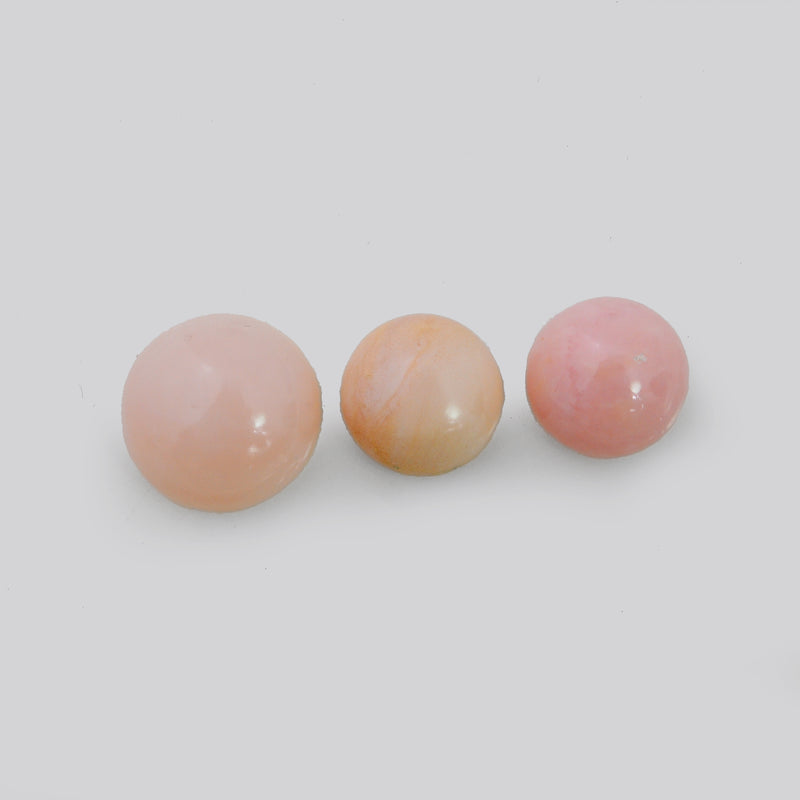 20.3 Carat Pink Color Round Opal Gemstone