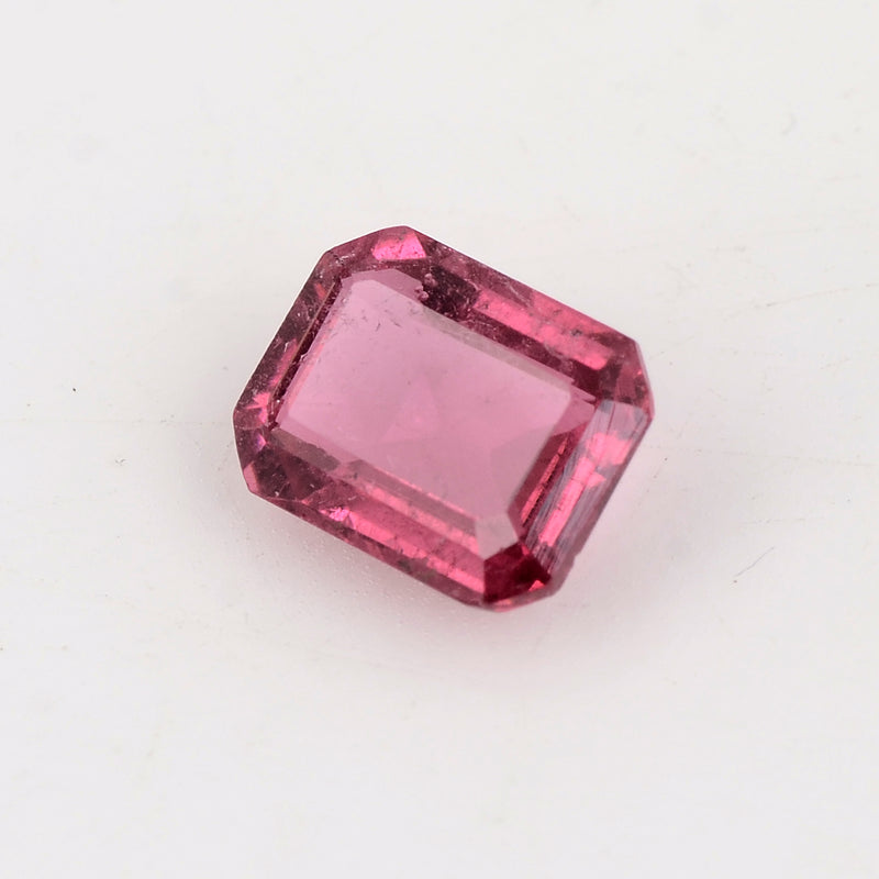 1.80 Carat Pink Color Octagon Tourmaline Gemstone