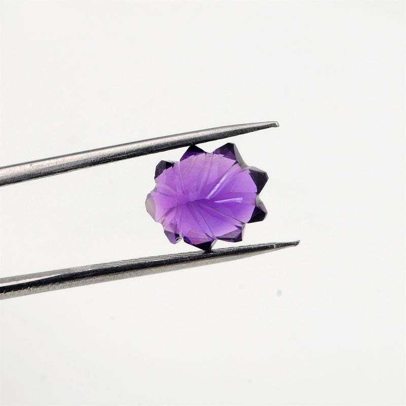 5.80 Carat Purple Color Fancy Amethyst Gemstone