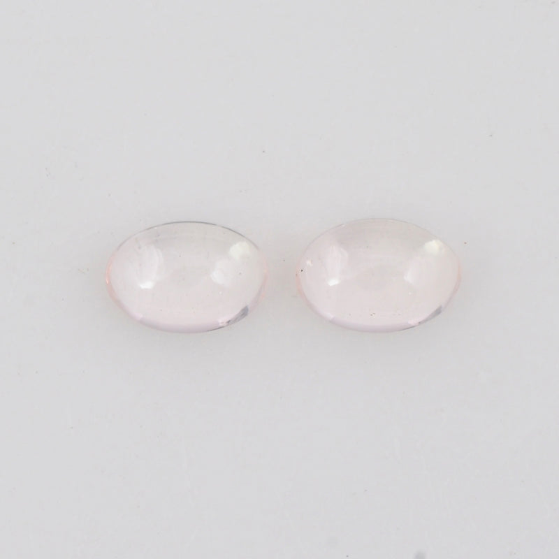 Oval Pink Color Rose Quartz Gemstone 0.95 Carat