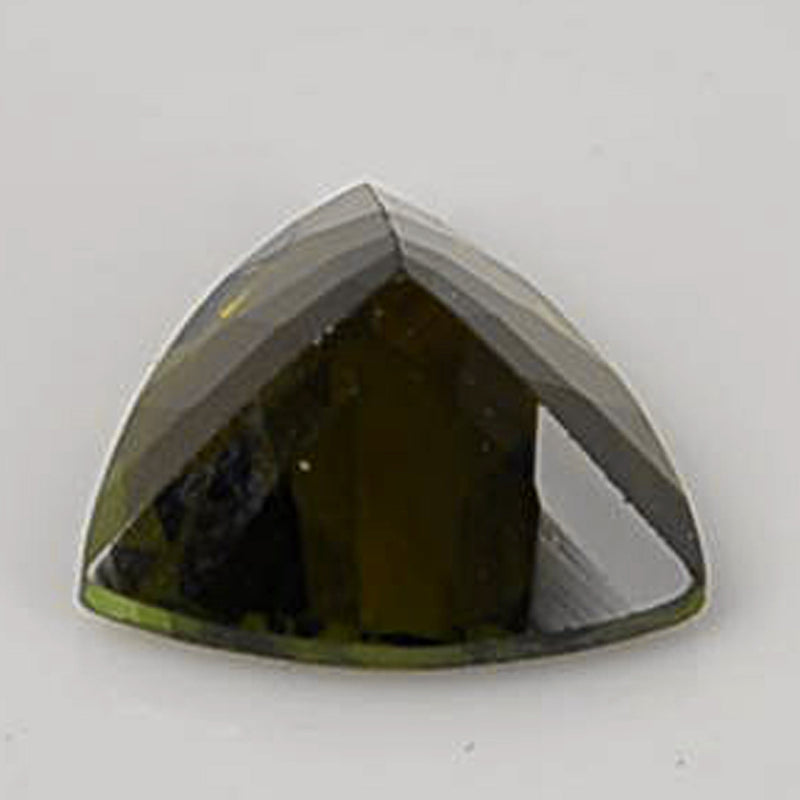 1.40 Carat Green Color Trillion Tourmaline Gemstone