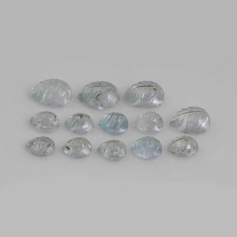 17.65 Carat Blue Color Pear Aquamarine Gemstone