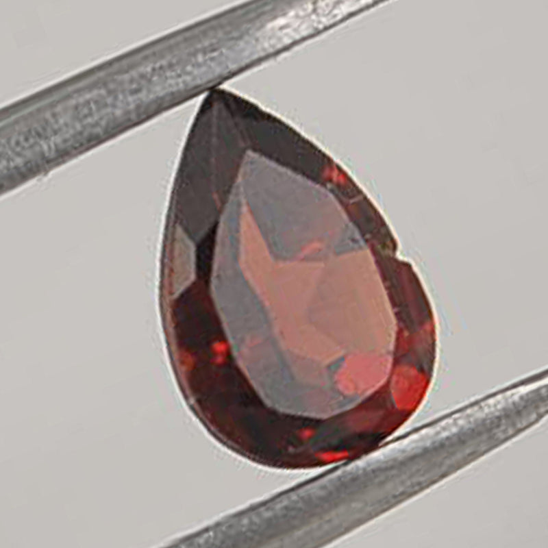 1.05 Carat Red Color Pear Garnet Gemstone