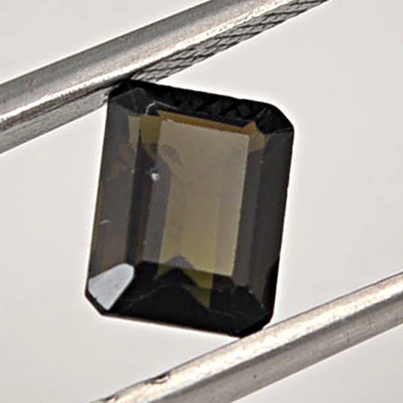 1.59 Carat Brown Color Octagon Tourmaline Gemstone