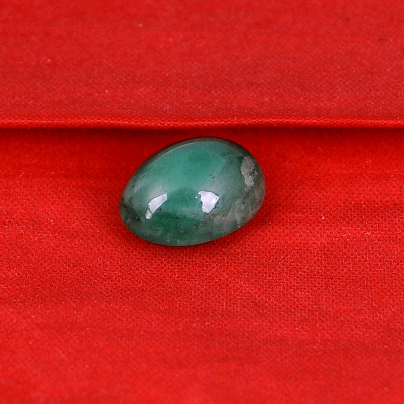 1 pcs Emerald  - 3.55 ct - Oval - Green