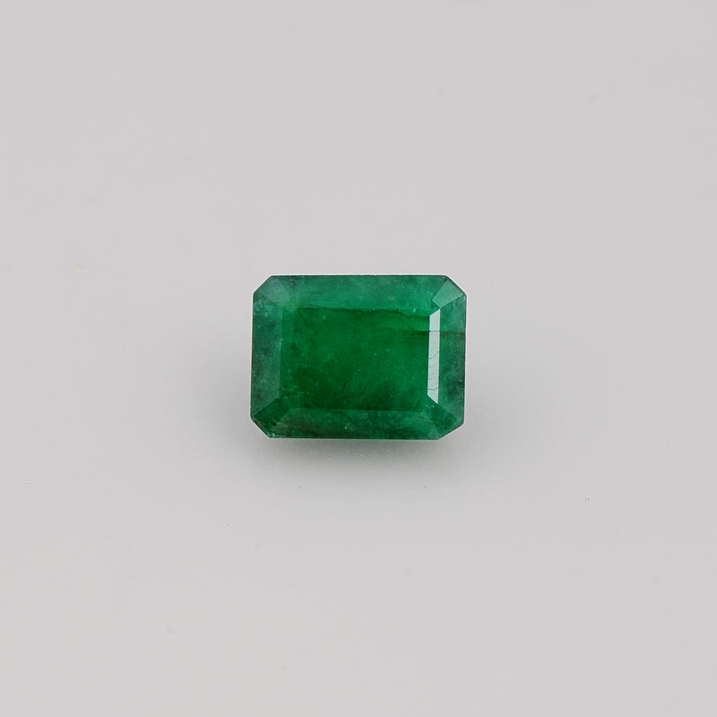 1 pcs Emerald  - 3.67 ct - Octagon - Green - Transparent