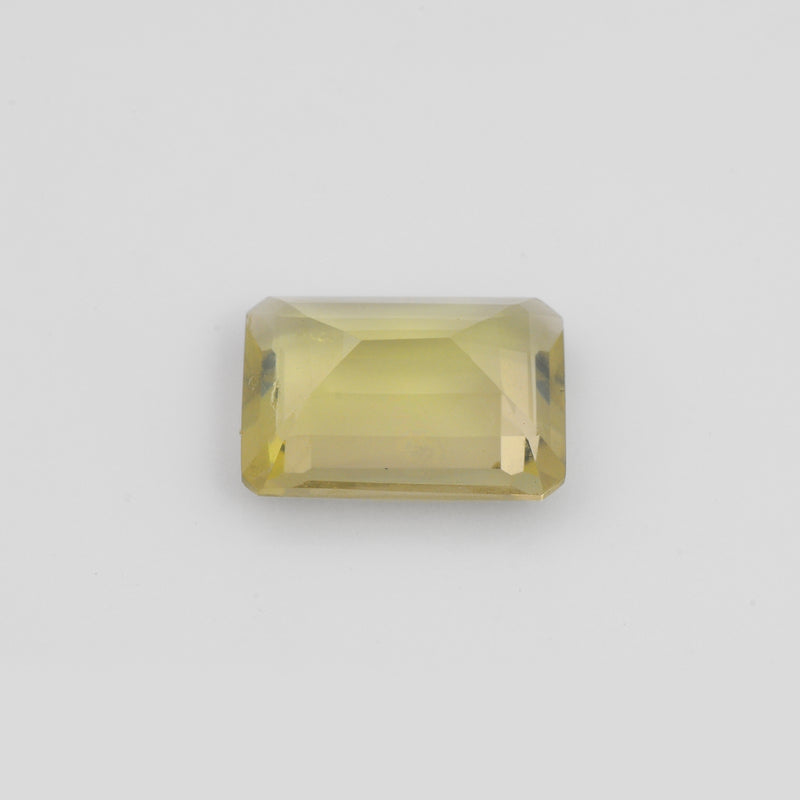 18.70 Carat Yellow Color Octagon Lemon Quartz Gemstone