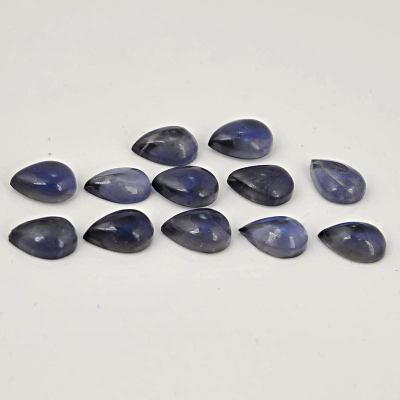 7.40 Carat Blue Color Pear Iolite Gemstone
