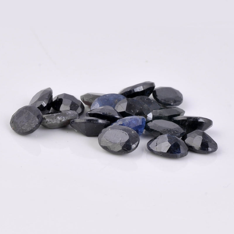 28.58 Carat Blue Color Oval Sapphire Gemstone