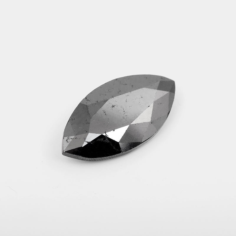 Marquise Fancy Black Color Diamond 17.00 Carat - AIG Certified